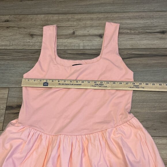 J Crew Drop Waist Mixy Dress SZ XL Blushed Peach Pink Maxi Layered NWT - Picture 4 of 12